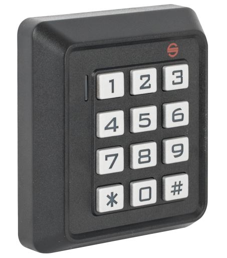 Beltéri RFID olvasó és kódzár, fekete, SK-30EM-bk